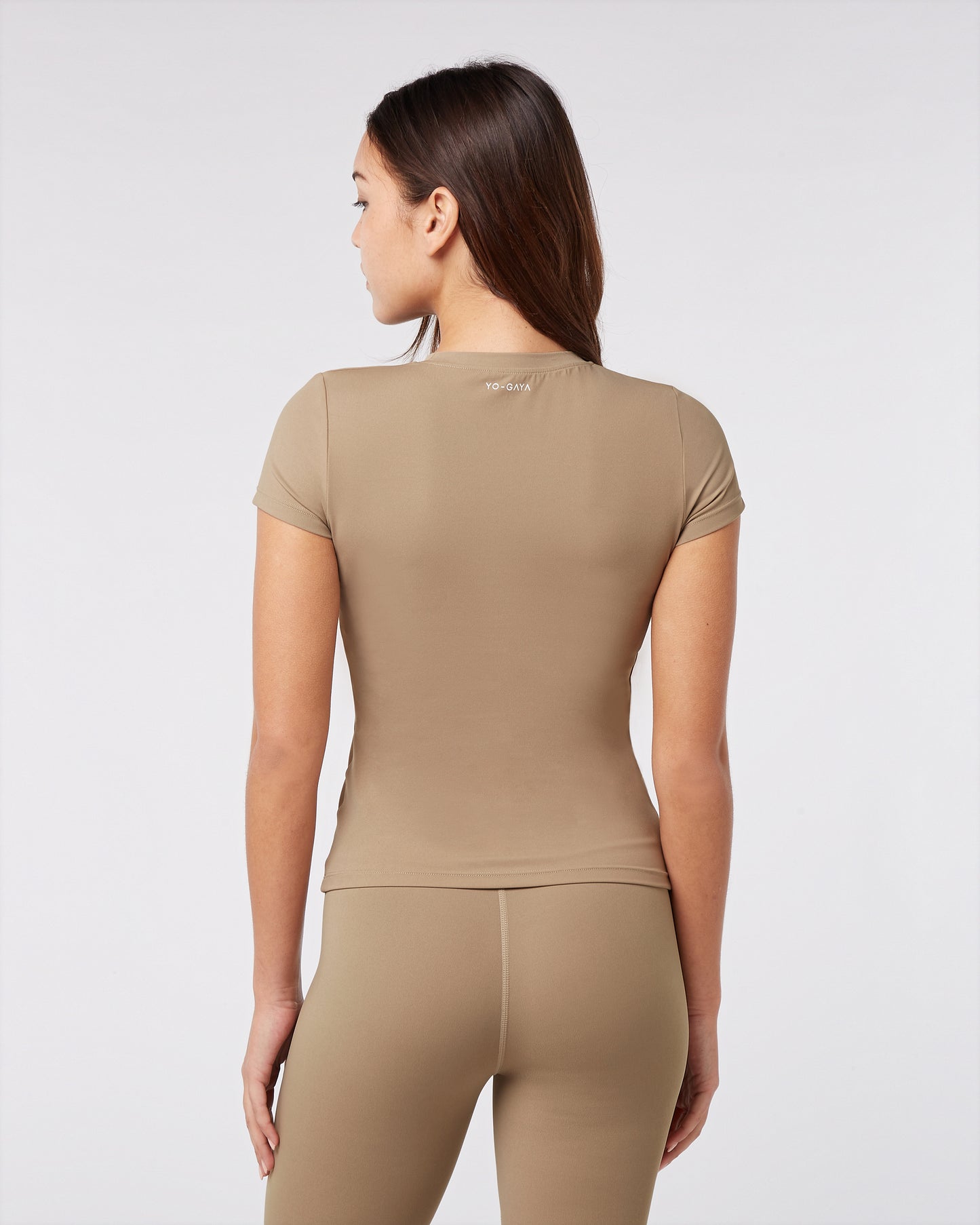 Short Sleeve Top - Sandy Beige