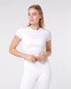 Short Sleeve Top - White