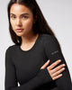 Long Sleeve Top - Schwarz