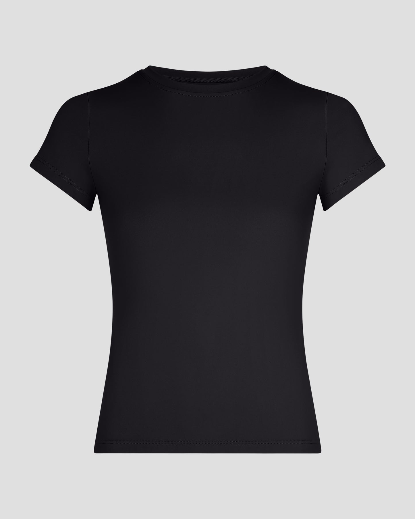 Short Sleeve Top - Schwarz