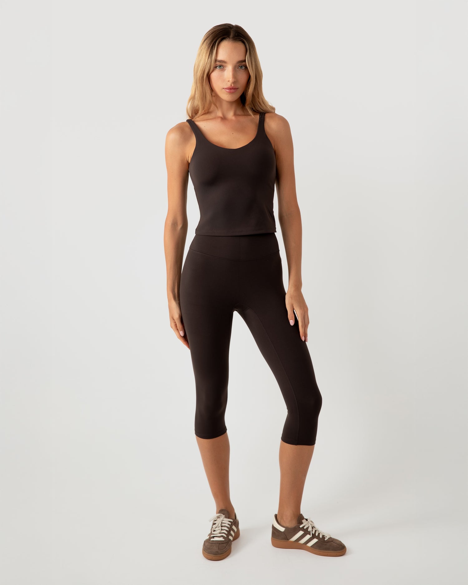 Capri Legging - Coffee Bean