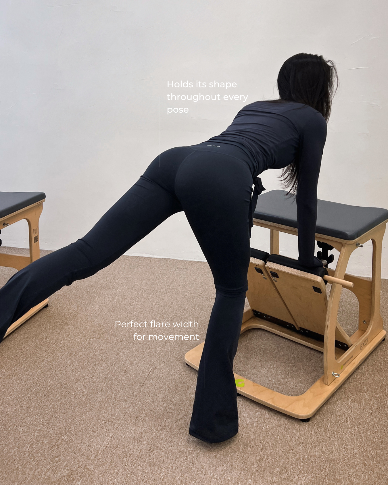 Flared Legging - Deep Ocean Blue